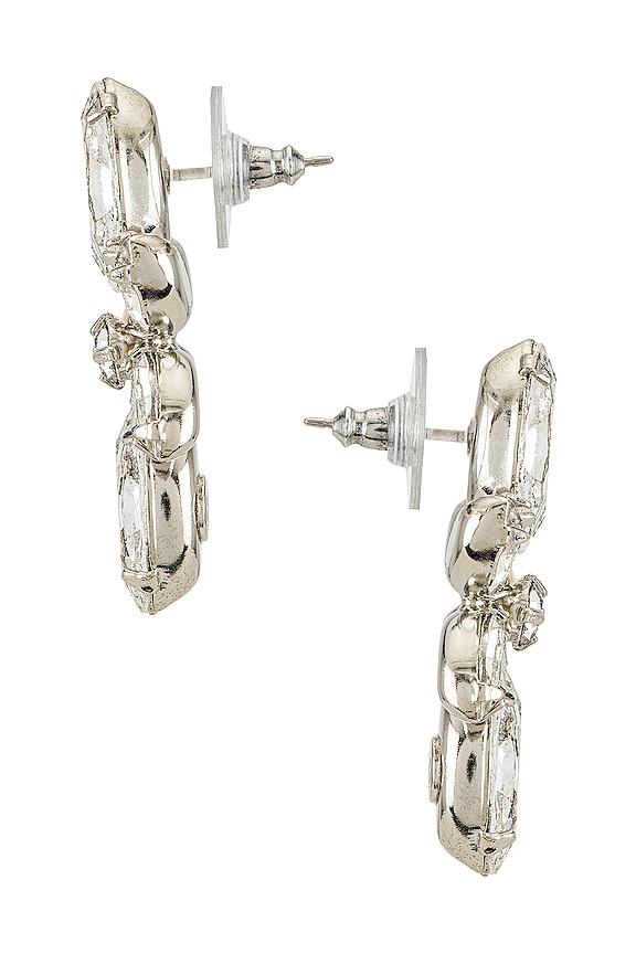 view 2 of 2 Fianna Earring in Crystal