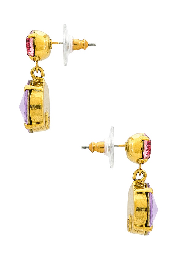 view 2 of 2 СЕРЬГИ LYLAH in Lilac