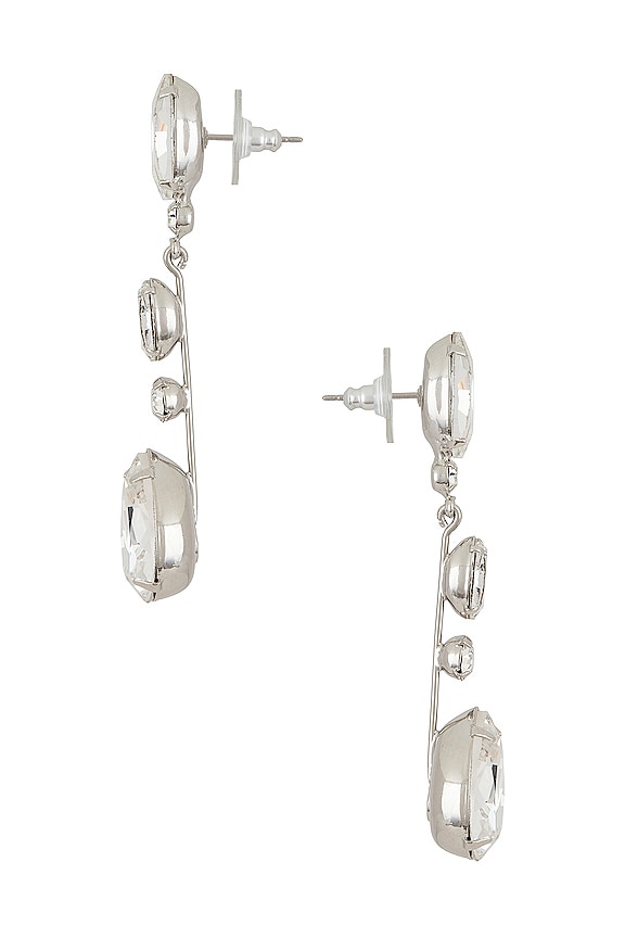 view 2 of 3 Cicely Earrings in Crystal