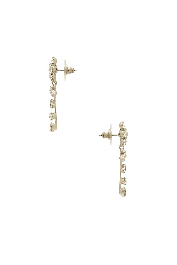 view 2 of 3 SWEET PEA 귀걸이 in Crystal