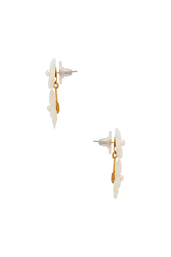view 2 of 2 Tibby Earrings in Mother Of Pearl
