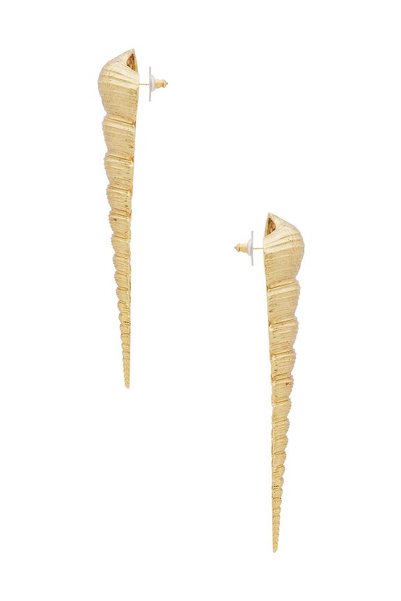 view 2 of 3 BOUCLES D'OREILLES BRONTE in Gold