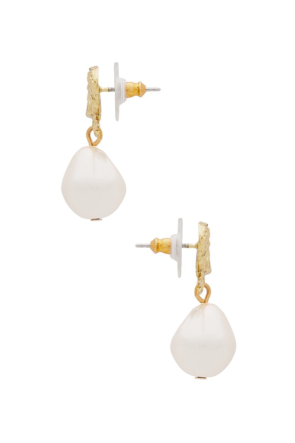 view 2 of 2 СЕРЬГИ KHLOE in Pearl