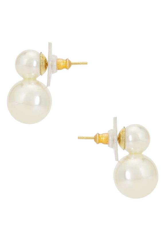 view 2 of 2 Iris Earrings in Pearl