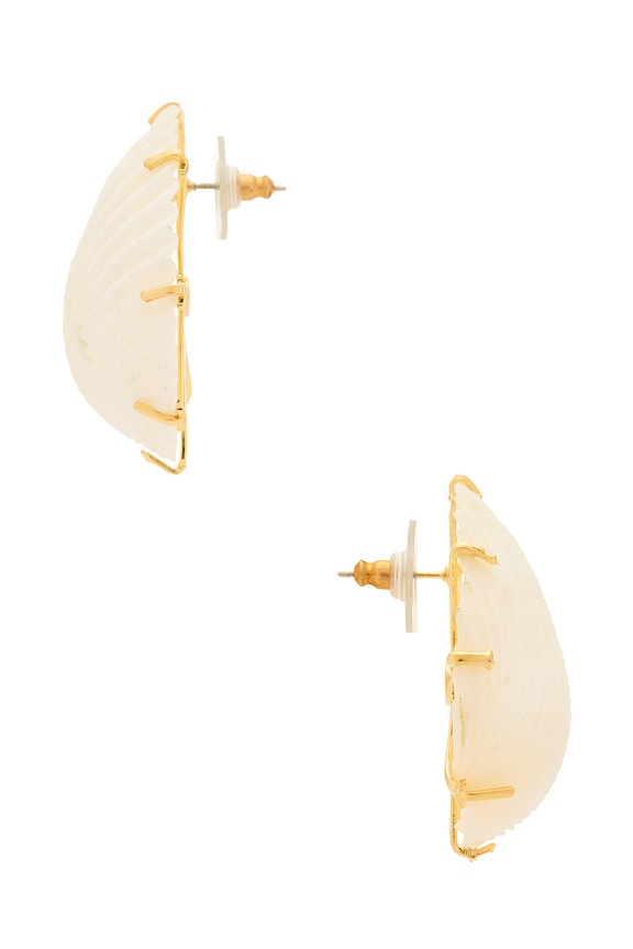 view 2 of 2 BOUCLES D'OREILLES DERYN in Dove