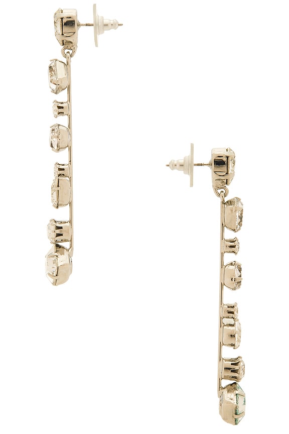 view 2 of 3 Lourdes Earrings in Crystal