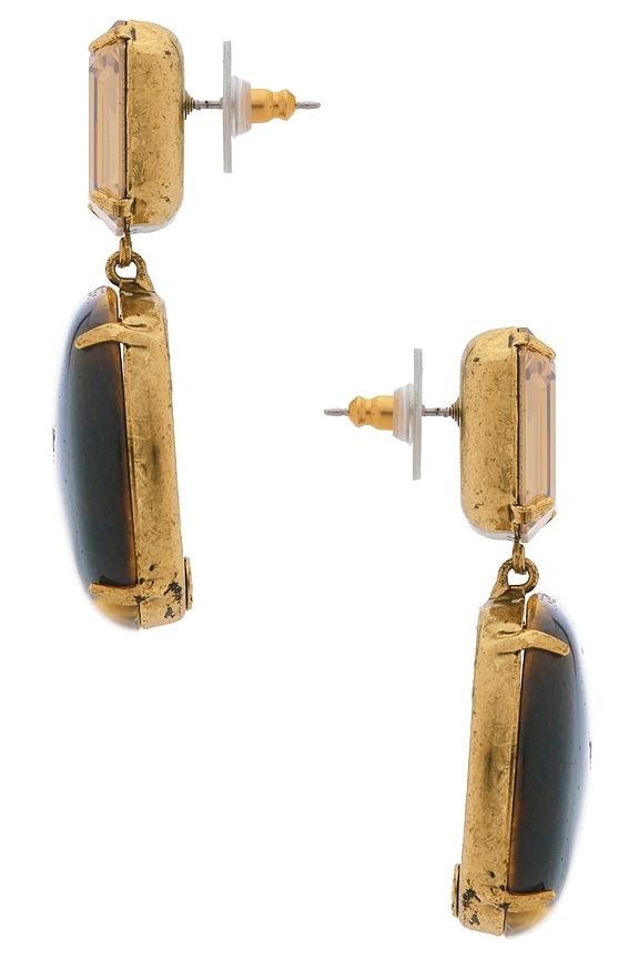 view 2 of 3 Xiomara Earrings in Tiger's Eye