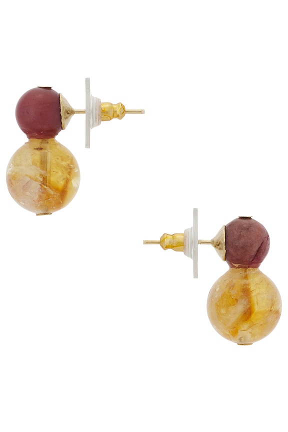 view 2 of 2 Cara Earrings in Citrine Multi