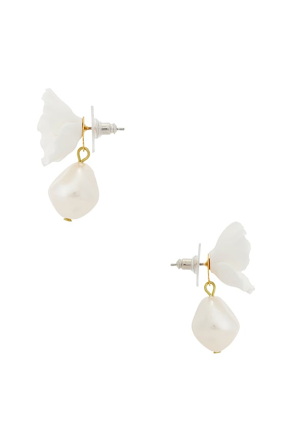 view 2 of 2 Clarabel Earrings in Cream