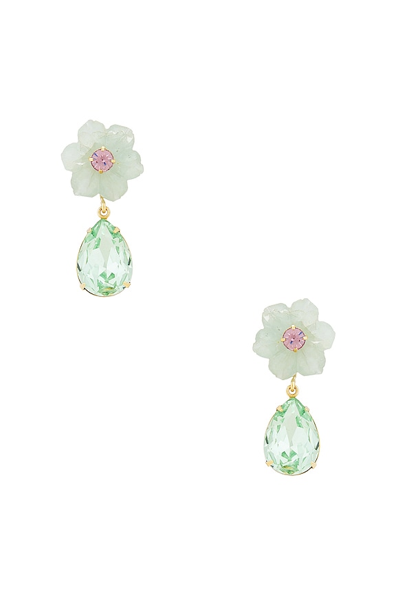 view 1 of 3 PENDIENTES VISTOSOS JUNA in Aquamarine