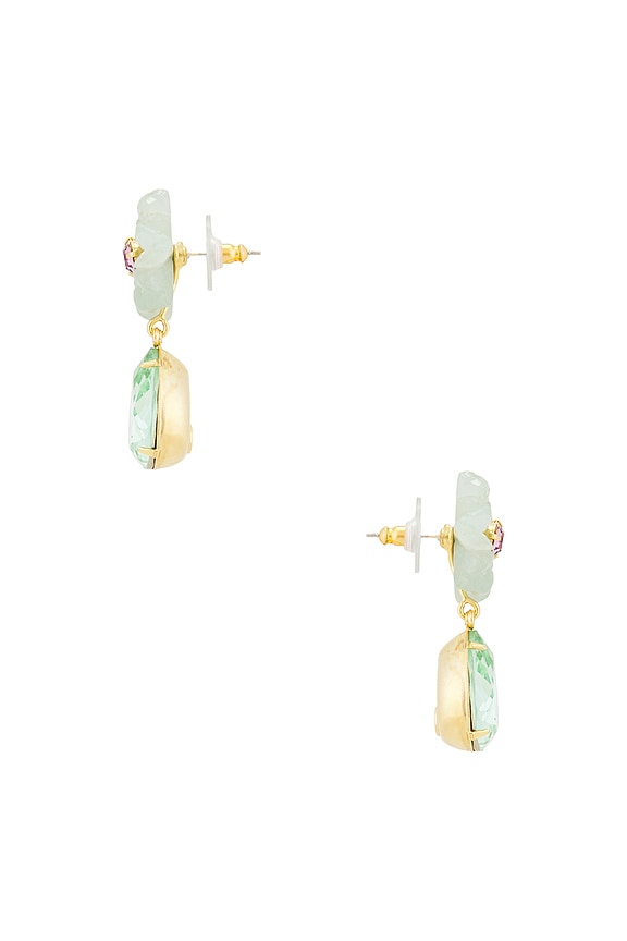 view 2 of 3 PENDIENTES VISTOSOS JUNA in Aquamarine
