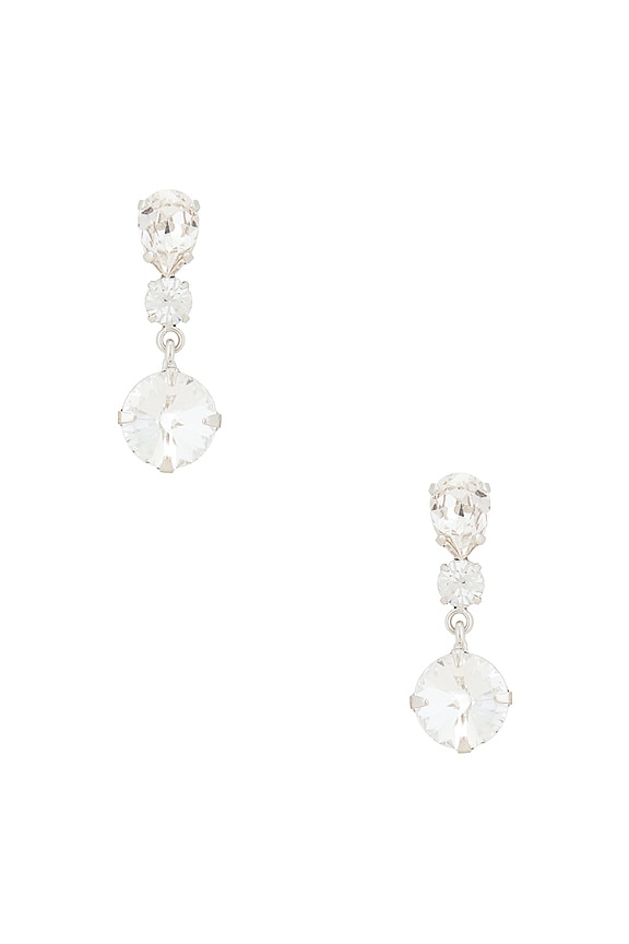 view 1 of 2 BOUCLES D'OREILLES PENDANTES TRYSTAN in Crystal