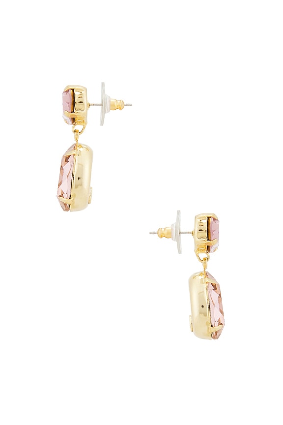 view 2 of 2 BOUCLES D'OREILLES PENDANTES LENORA in Vintage Rose