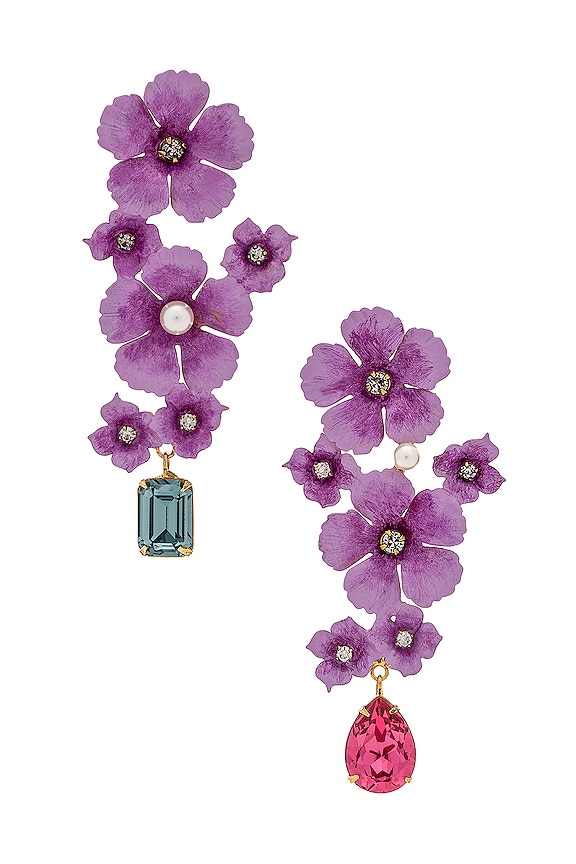 view 2 of 3 Narcissa Earrings in Violet