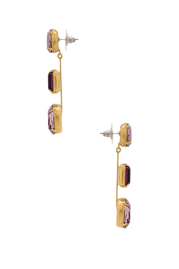 view 2 of 2 Allanah Earrings in Amethyst