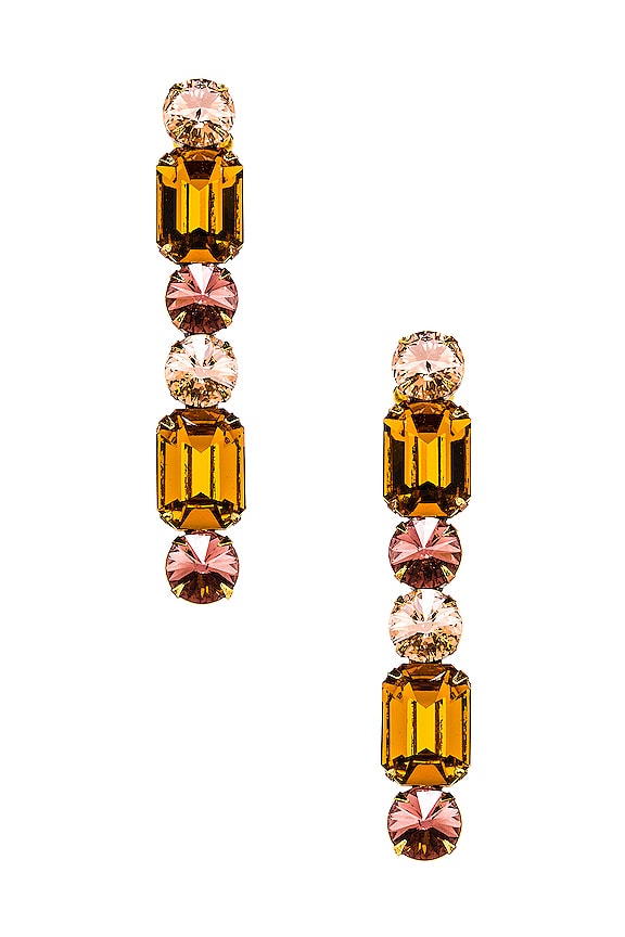 view 2 of 3 BOUCLES D'OREILLES GIANA in Honey