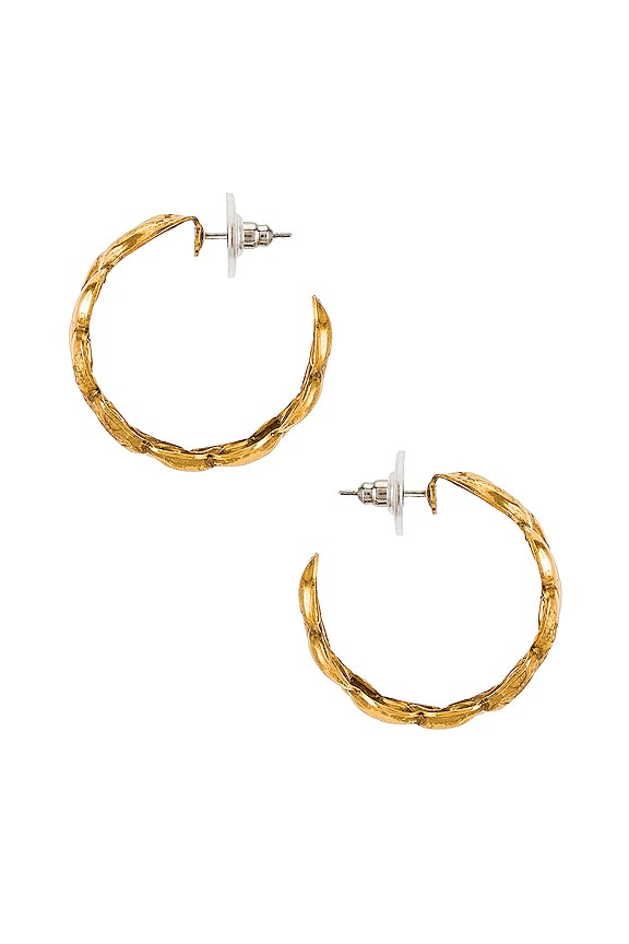 view 2 of 3 Tara Hoop in Gold