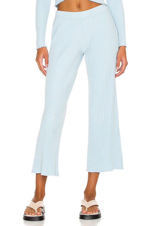 view 1 of 4 Ginza Rib Cropped Pant in Malibu