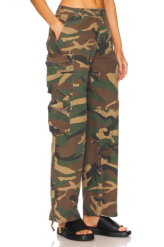 view 2 of 4 Cupro Low Rise Cargo Pant in Camo