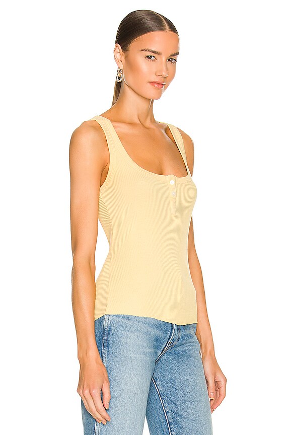 view 2 of 4 Cotton Rib Cody Tank in Glow