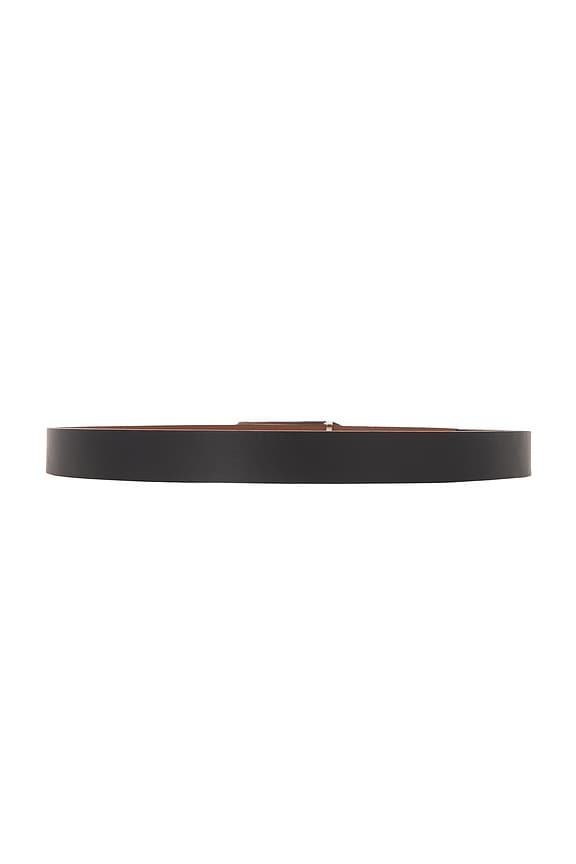 view 2 of 3 Sundra Convertible Belt in Black/chestnut & Silver
