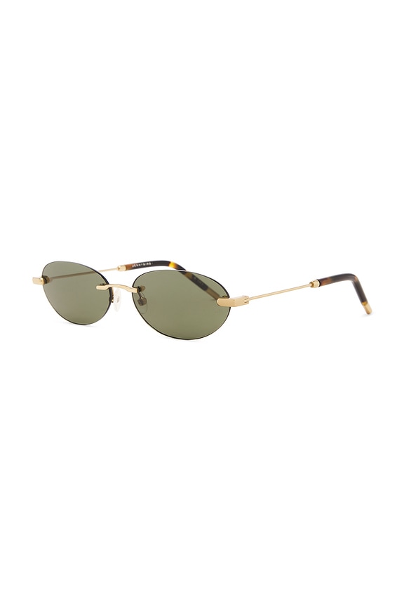 view 2 of 3 The Oval in Gold & Tortoiseshell