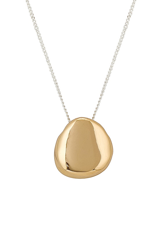 view 2 of 2 TEARDROP 목걸이 in Two Tone