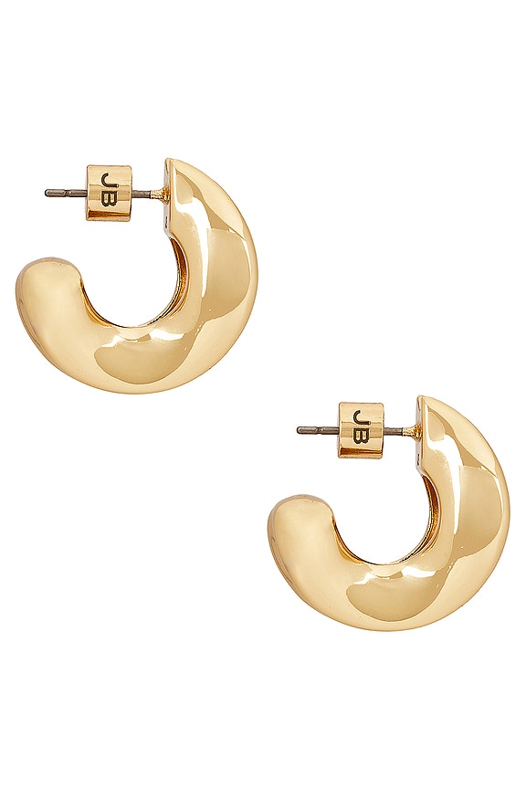 view 2 of 3 PENDIENTES DE ARO CHUNKY DOUNE in Gold
