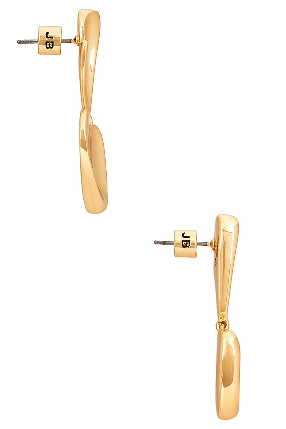 view 2 of 2 PENDIENTES LARGOS LAYLA in Gold