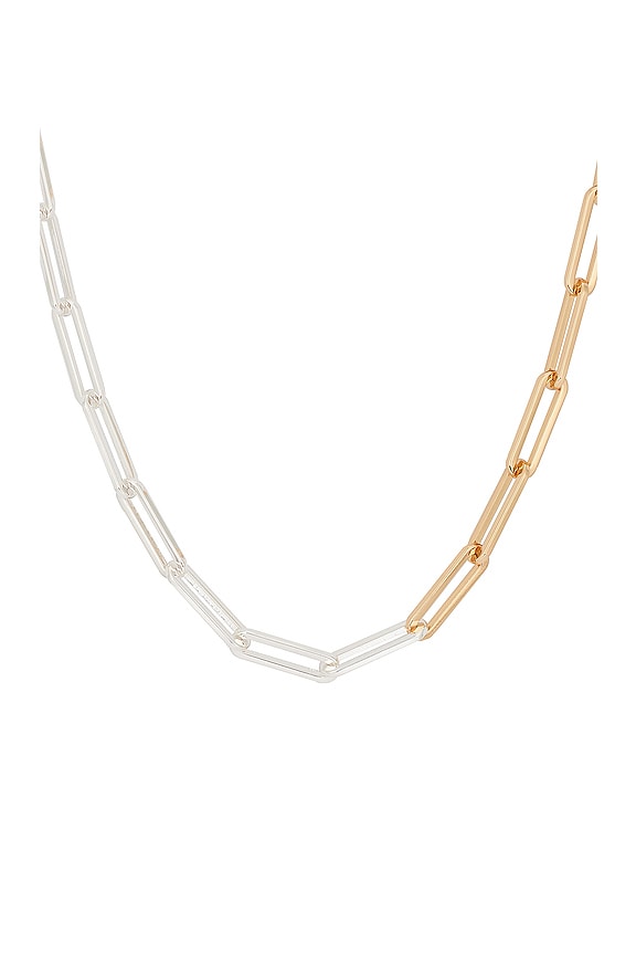 view 2 of 2 Chain Link Necklace in Two Tone
