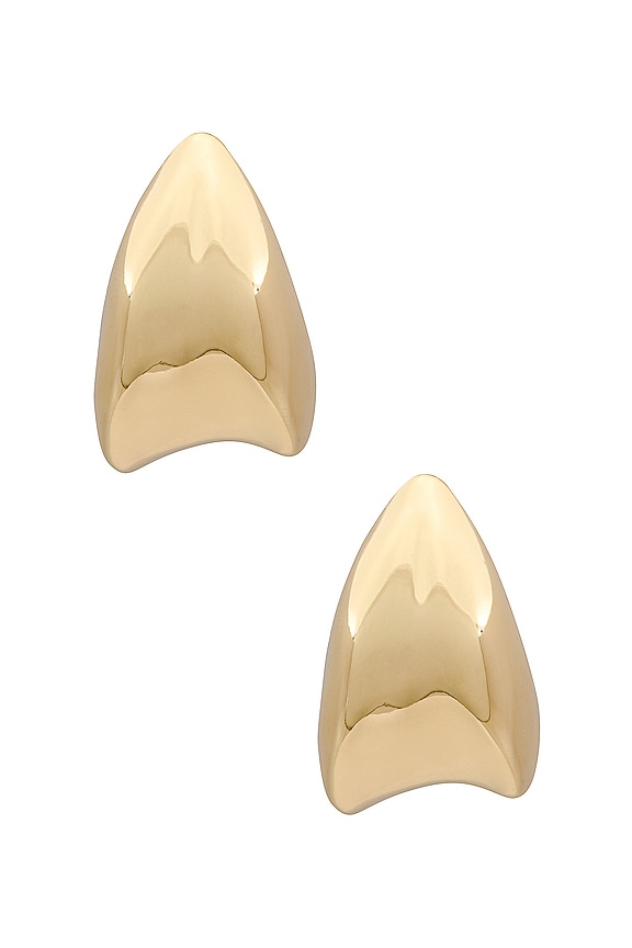 view 2 of 3 Nouveaux Puff Earrings in Gold
