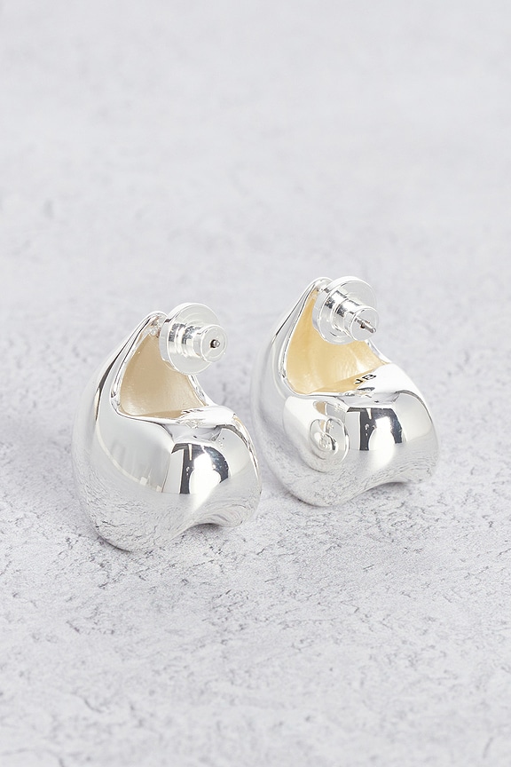 view 2 of 3 Nouveaux Puff Earrings in Silver