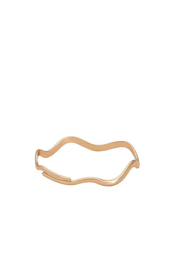 view 2 of 2 BRAZALETE SQUIGGLE in Gold