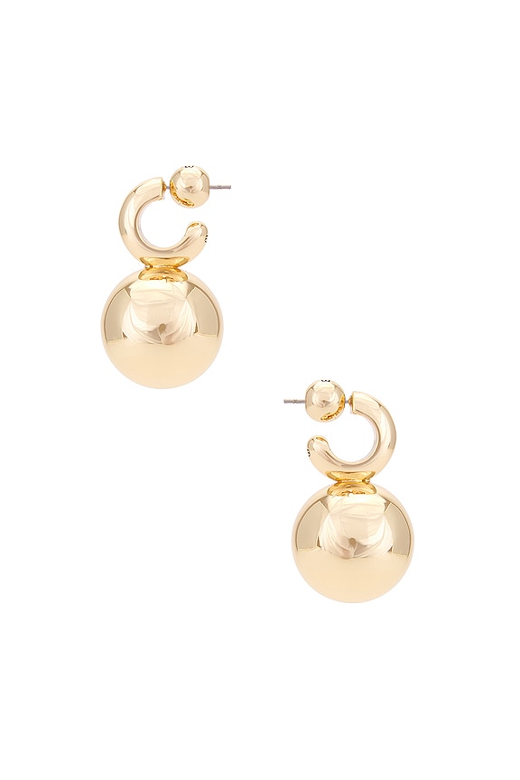 view 2 of 2 Lyra Earrings in Gold