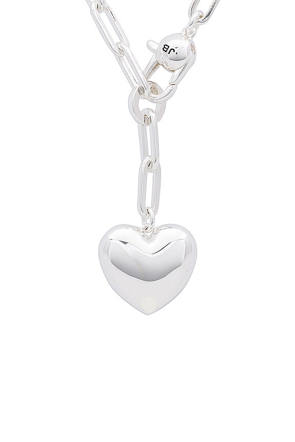 view 2 of 2 PUFFY HEART ネックレス in Silver