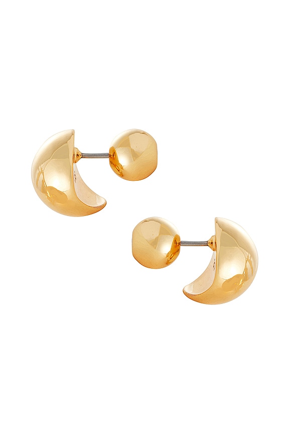 view 2 of 2 Aurora Small Studs in Gold