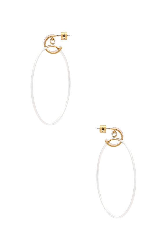 view 2 of 2 Faye Medium Knockers in Two Tone