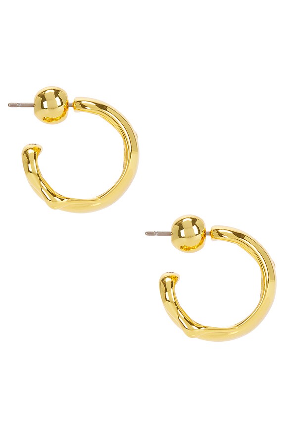 view 2 of 3 Sées Hoops in Gold