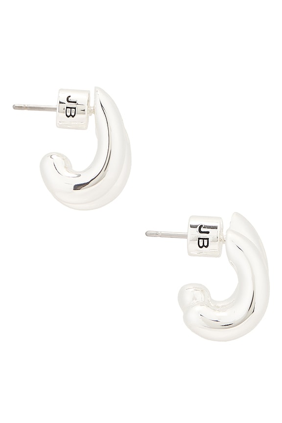 view 2 of 3 Mini Florence Earrings in Silver