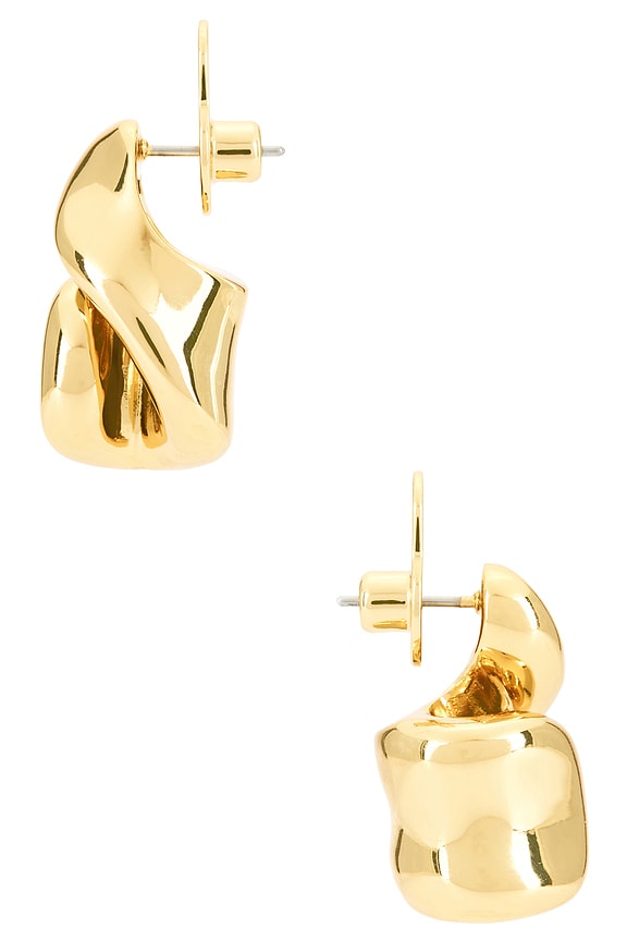 view 2 of 2 CLOUS D'OREILLES ESTELLE in Gold