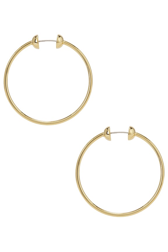 view 2 of 3 Icon Small Hoops in Gold