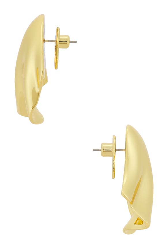 view 2 of 2 PENDIENTES LYDIA in Gold