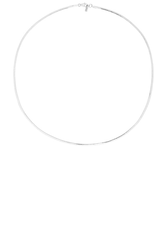 view 1 of 2 Zeina Slim Chain in Platinum