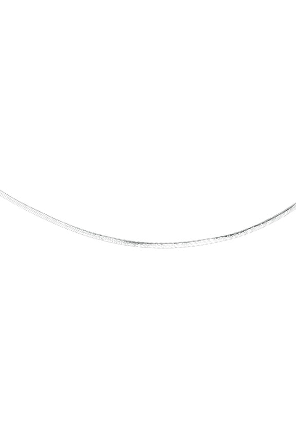 view 2 of 2 Zeina Slim Chain in Platinum