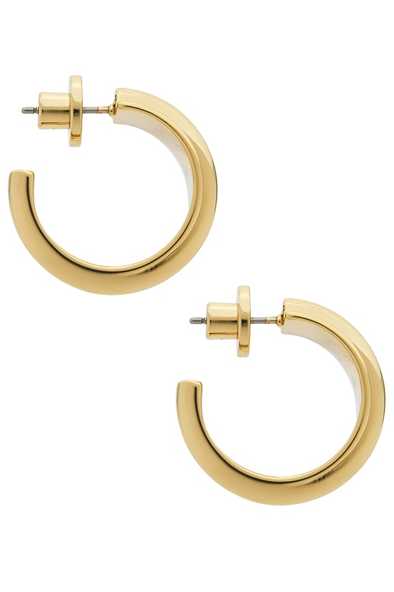 view 2 of 3 Lennon Hoops in Gold