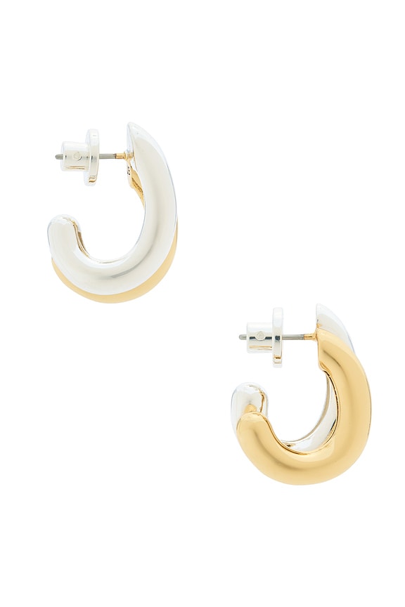 view 2 of 3 Florence Earrings in Two Tone