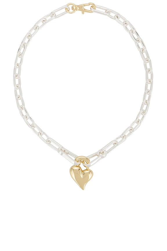 view 1 of 3 SAUTOIR PENDENTIF PADLOCK in Two Tone