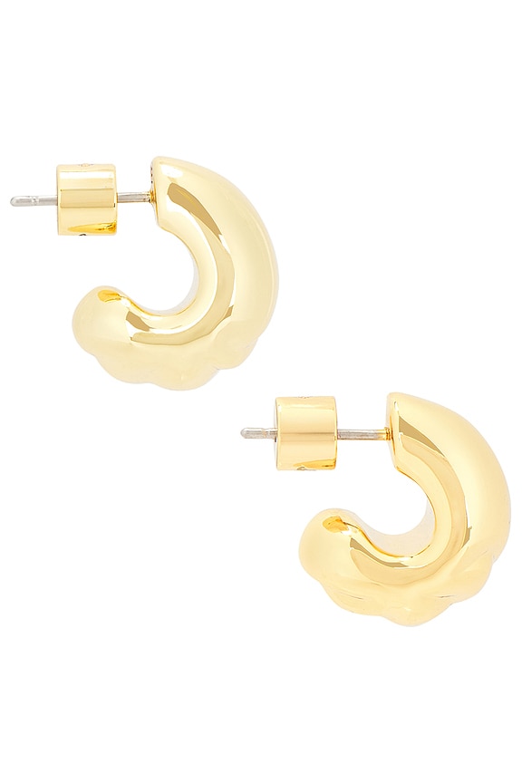 view 2 of 3 PENDIENTES NELLE in Gold