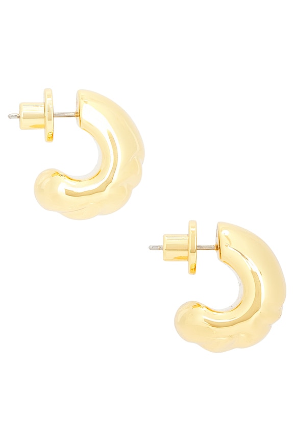 view 2 of 3 PENDIENTES NELLE in Gold