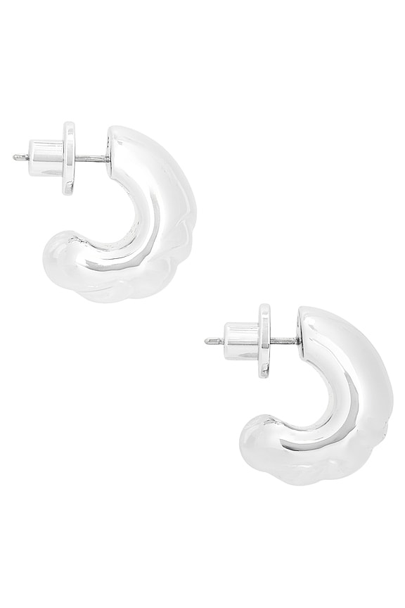 view 2 of 3 PENDIENTES NELLE in Silver